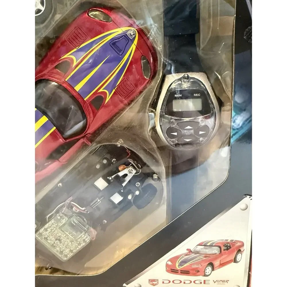 Dodge Viper diecast metal Car 1:32 MIB Remote Control RC Watch NOS FREE SHIPPING